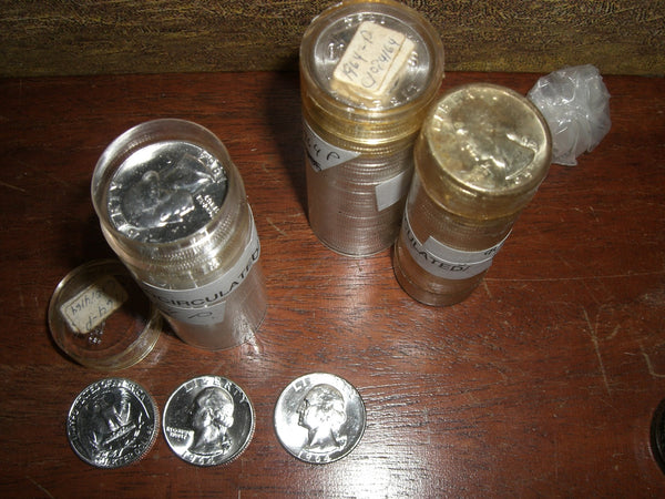 Silver Washington Quarters 1964