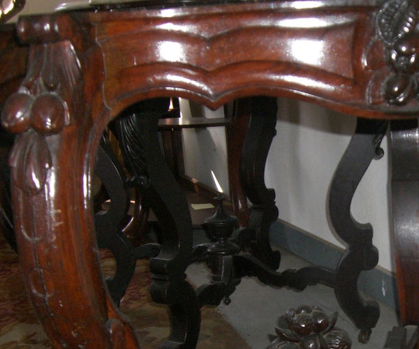 White Rococo Turtle Top Table