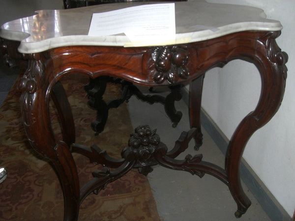 White Rococo Turtle Top Table